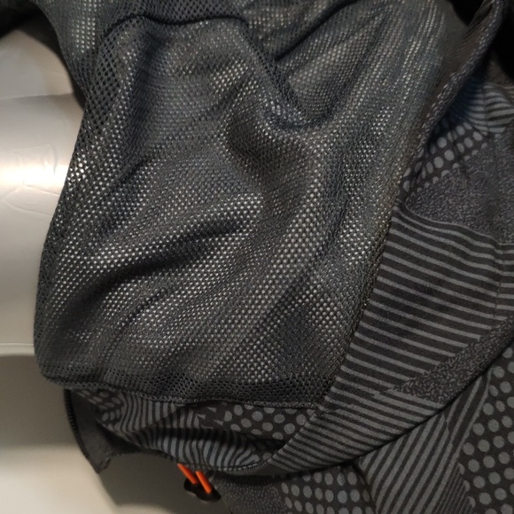 Geometric athletic jacket with mesh lining size XS navy blue - Picture 4 of 6